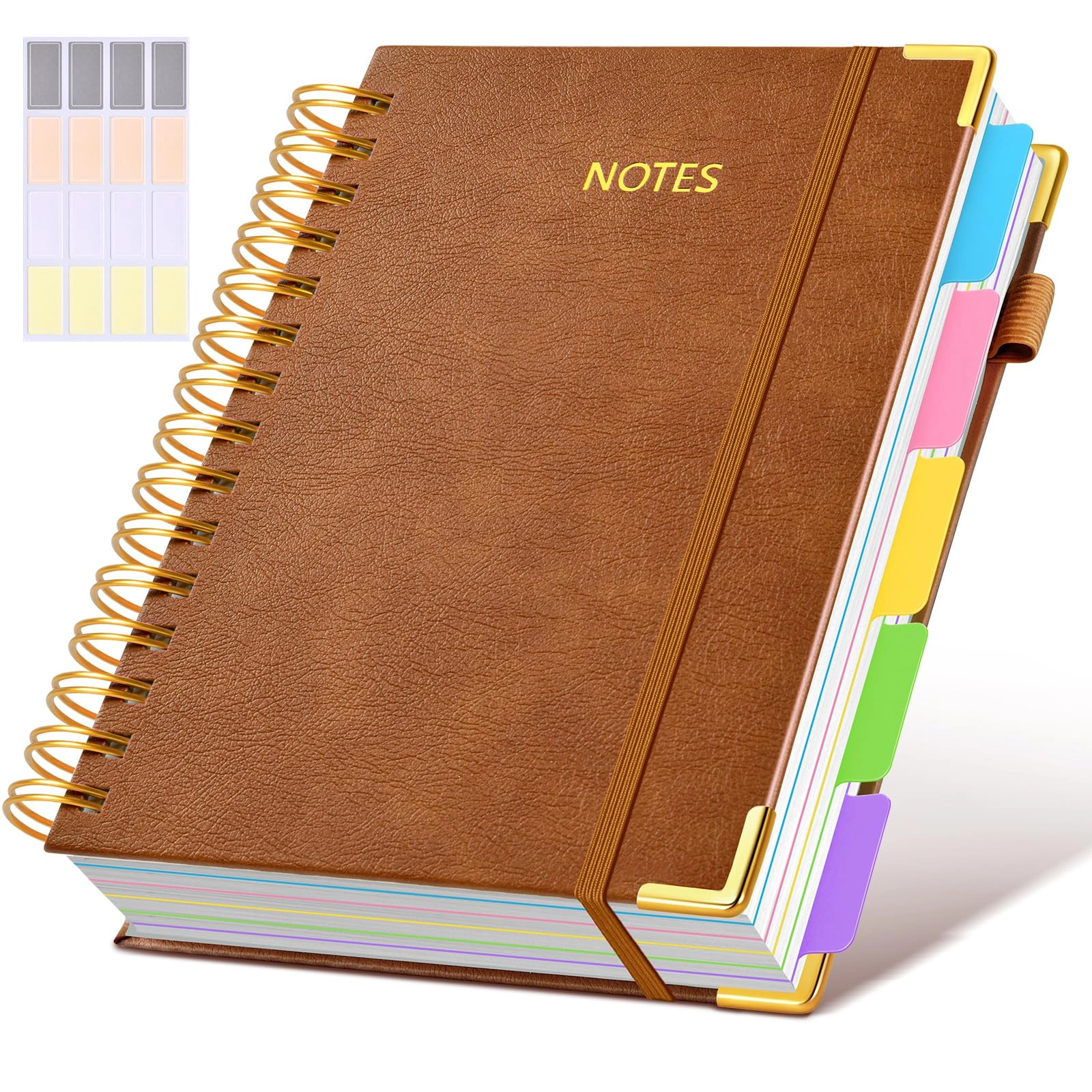 Hardcover Spiral Notebook A5 Spiral - Lined 300 Pages