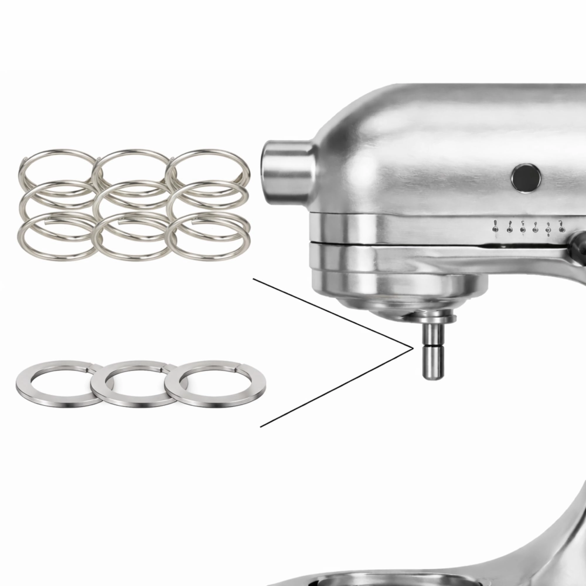 the kombucha company Spring and Washer Kit - 316 Stainless Steel 3 Pack