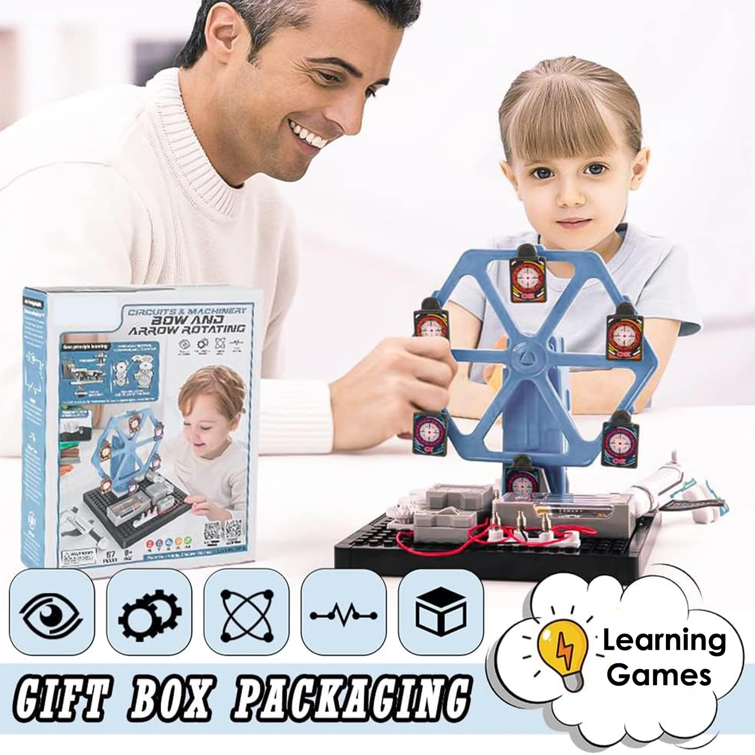 Educational Science Kit Electronics - 8-12 years 67 pieces