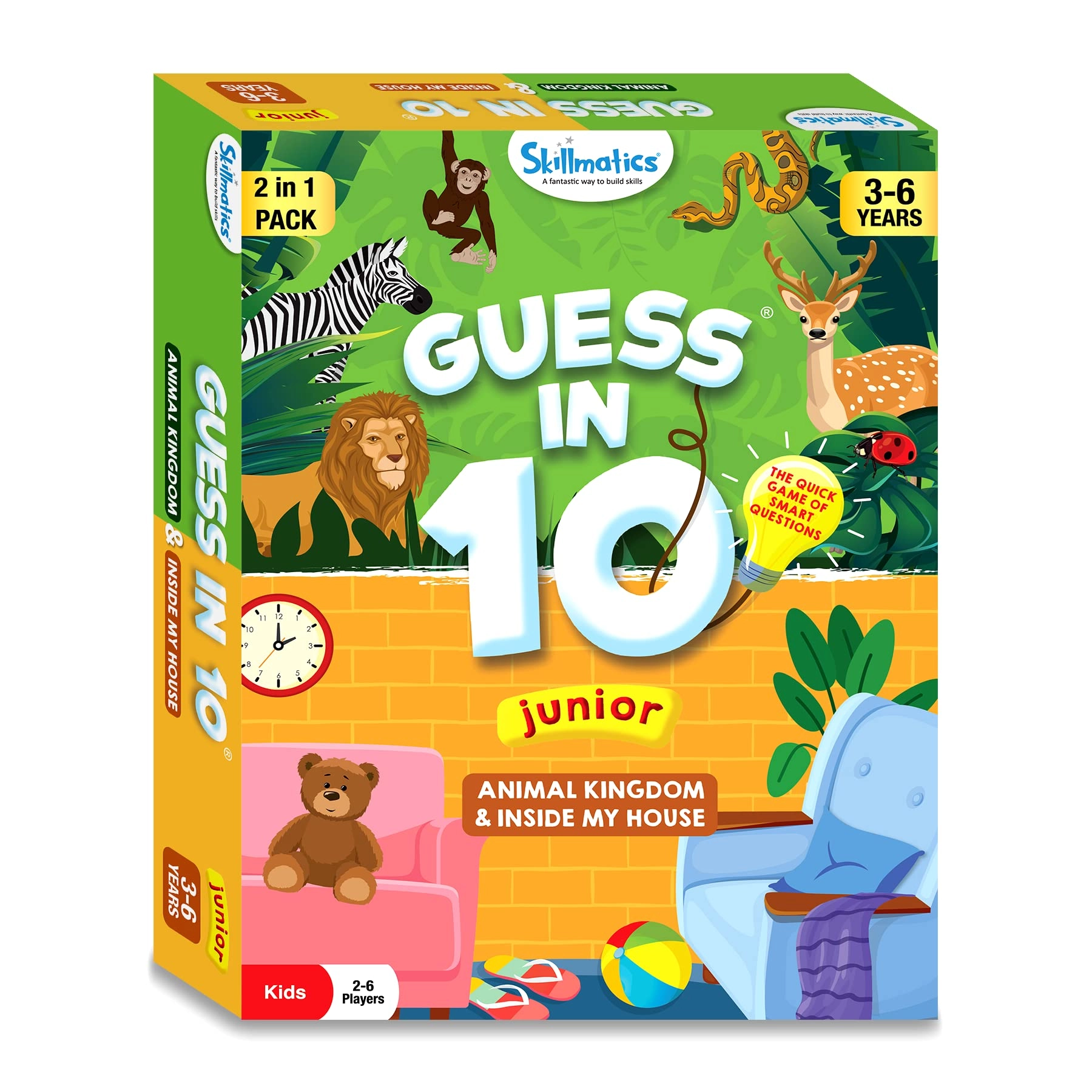Guess in 10 Junior Animals & Inside My House - 3-6