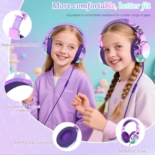 USB C Kids Headphones - Wired Headphone
