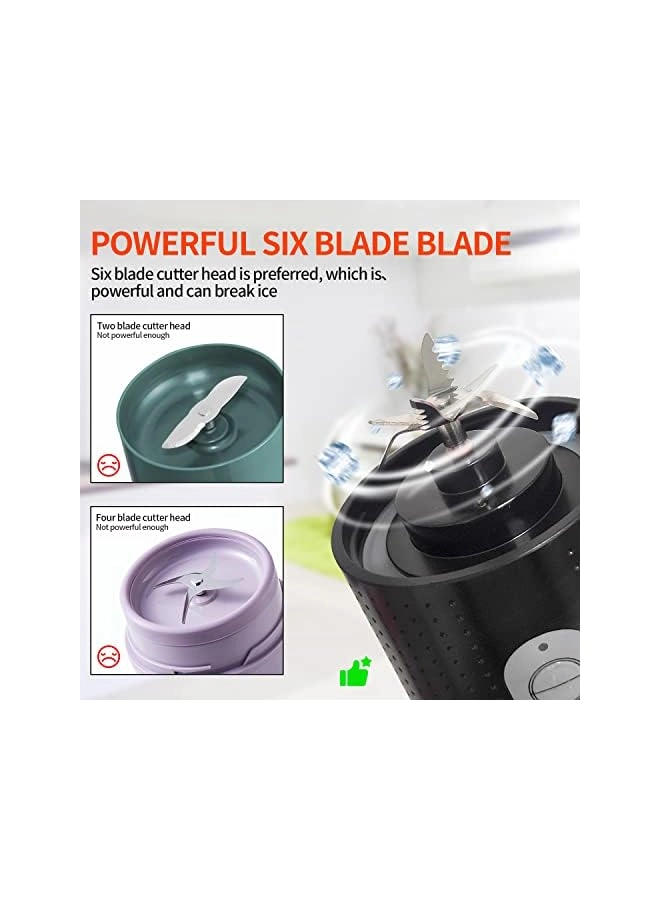 Portable Personal Blender - USB Rechargeable 6 Blades