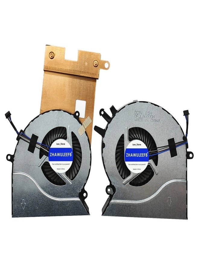 ZHAWULEEFB CPU+GPU Cooling Fan - for HP Omen 17.3'' 17-an 17-an120nr 17-AN010CA 17-AN012DX 17-AN013TX TPN-Q195 931576-001 931577-001