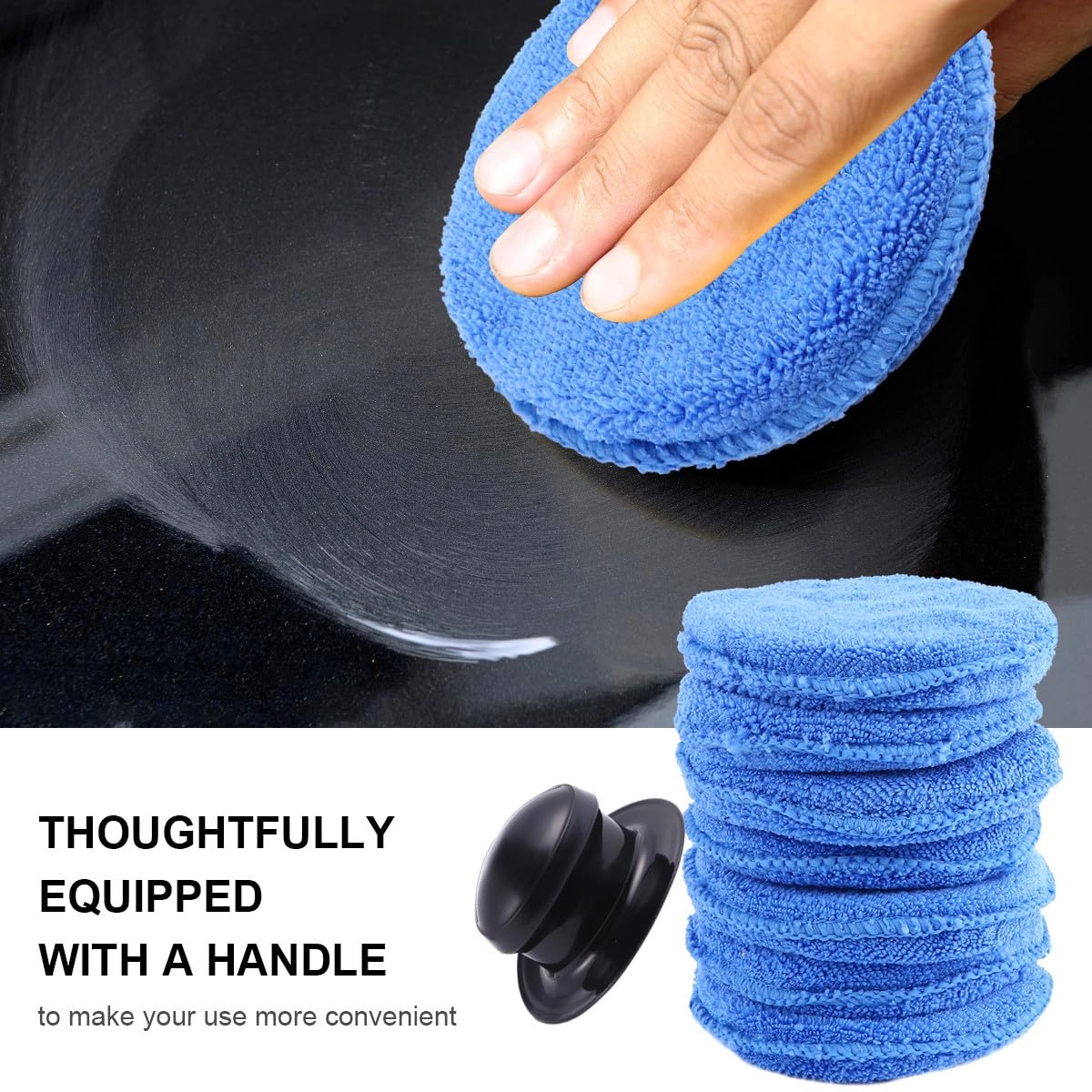 Car Waxing Sponge Pad Set