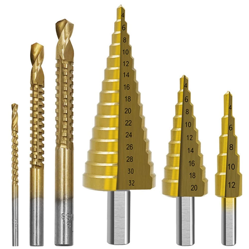 Drill Bit Set - Titanium Coated 6Pcs