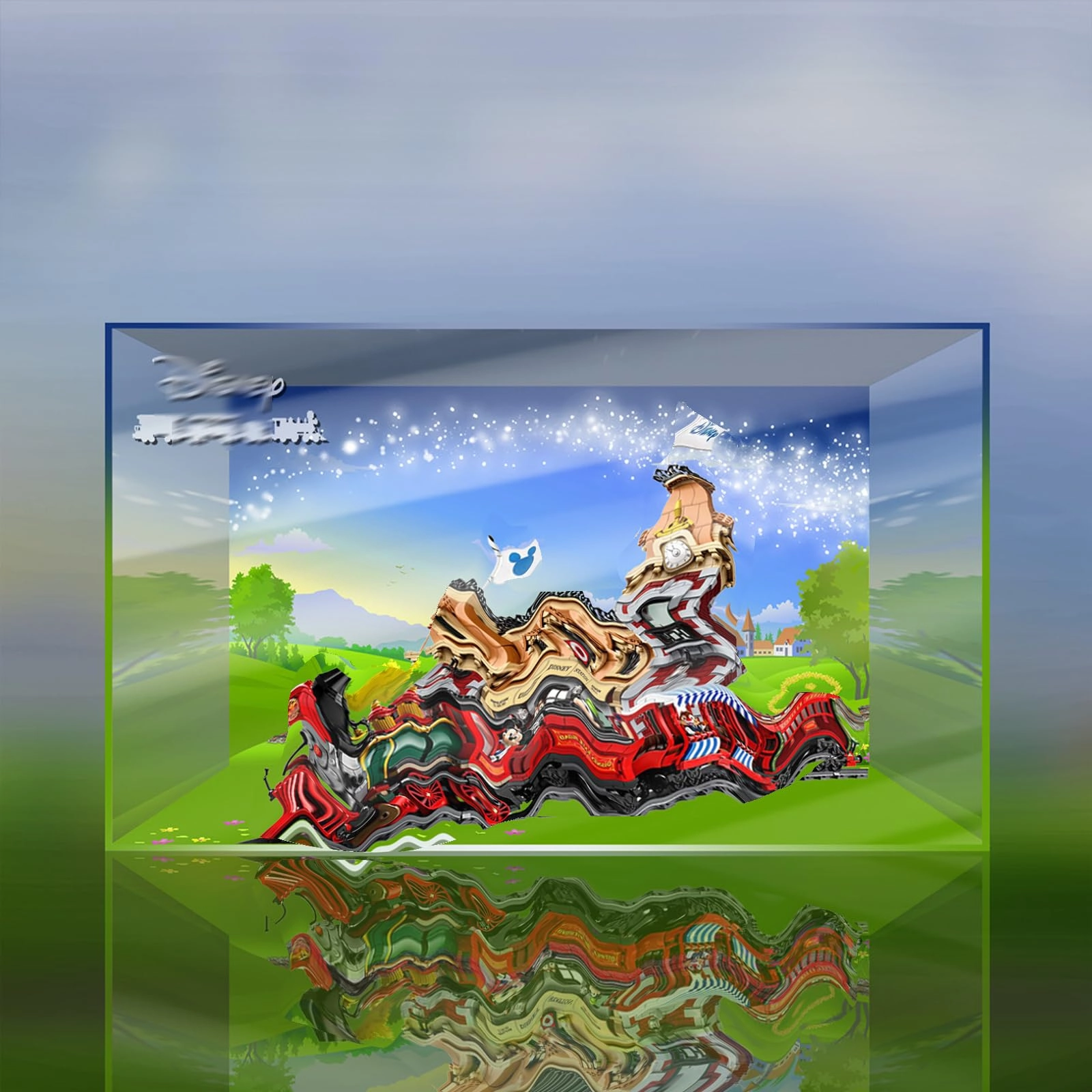 Generisch Display Case (71044) - Lego Train