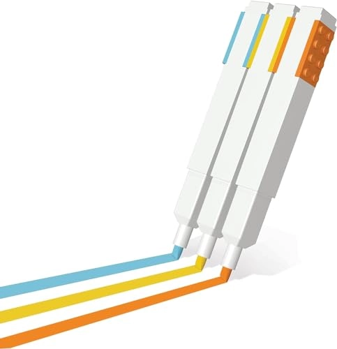 Highlighter Markers - Yellow, Orange, Blue Chisel