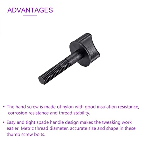 Screw Bolts - M6x20mm Nylon Pack