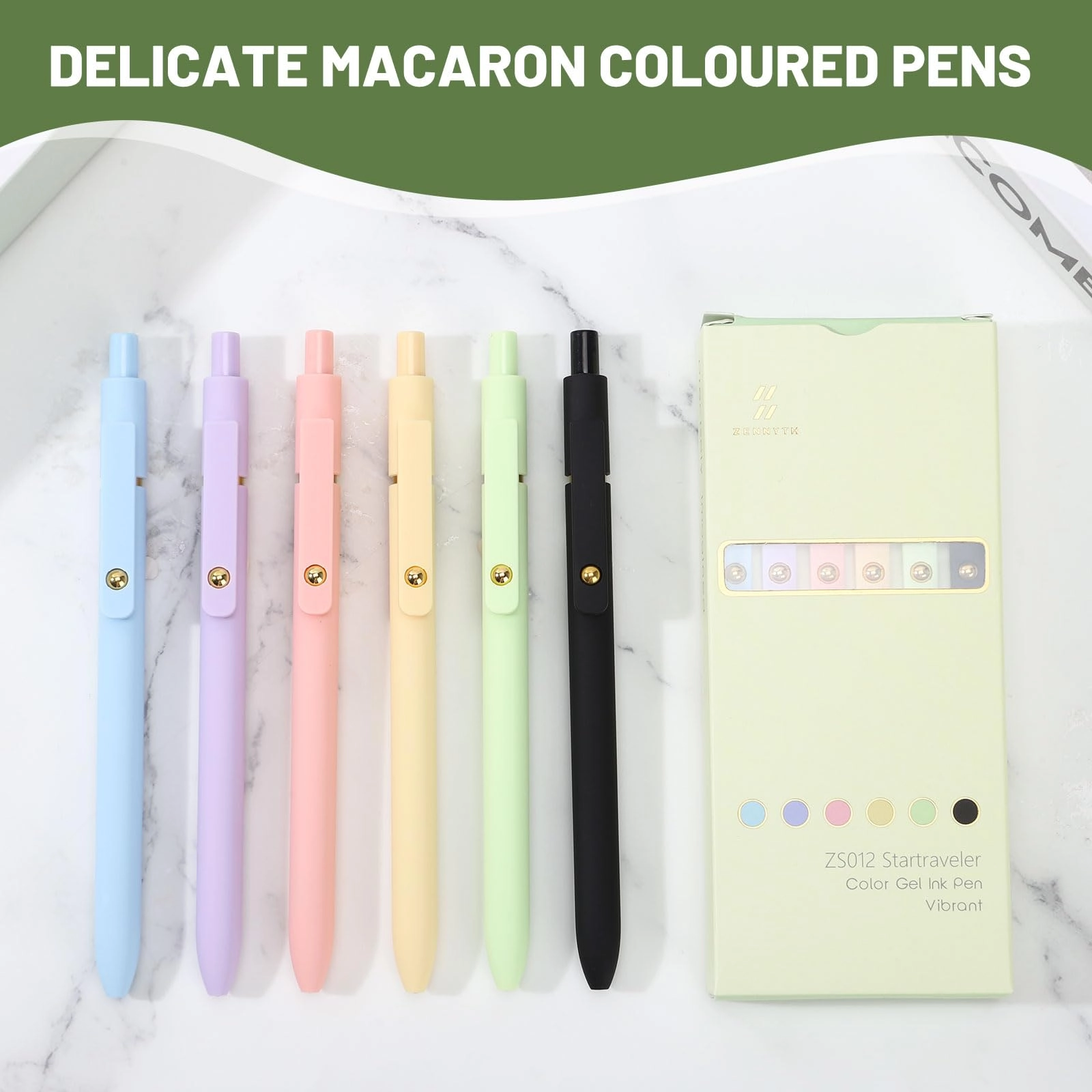 Gel Pen - 12 Pcs 0.5mm