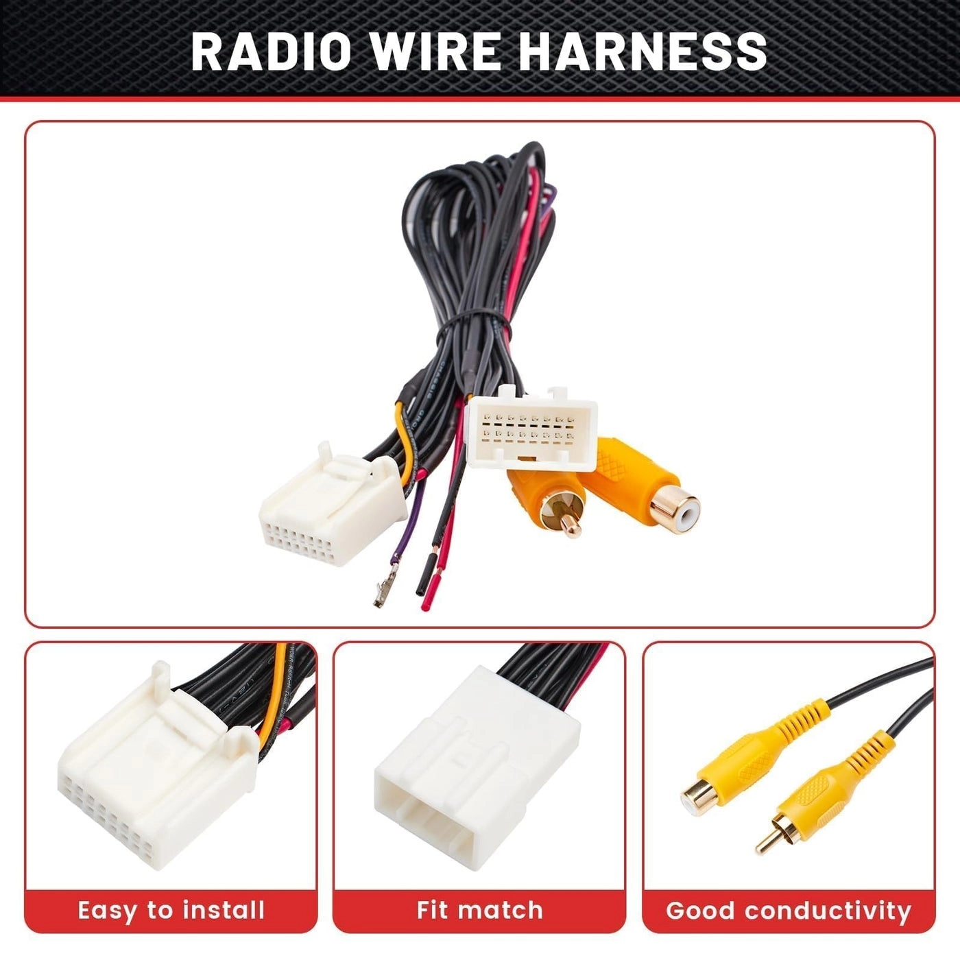 16 Pin Backup Camera T-Harness