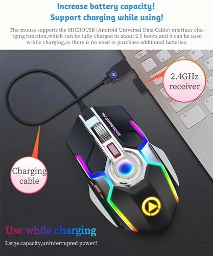 Gaming RGB Breathing Light Mouse - USB