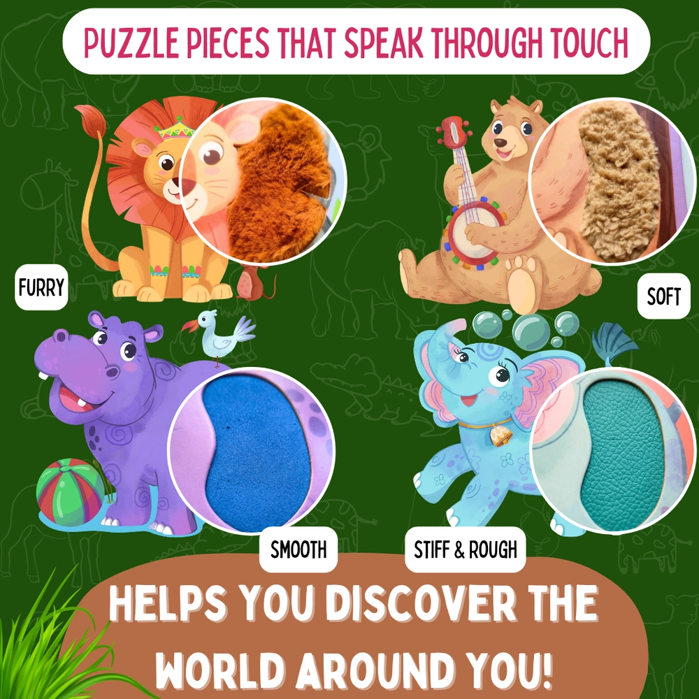 Touch & Feel Puzzle - Suitable for 1 year & above