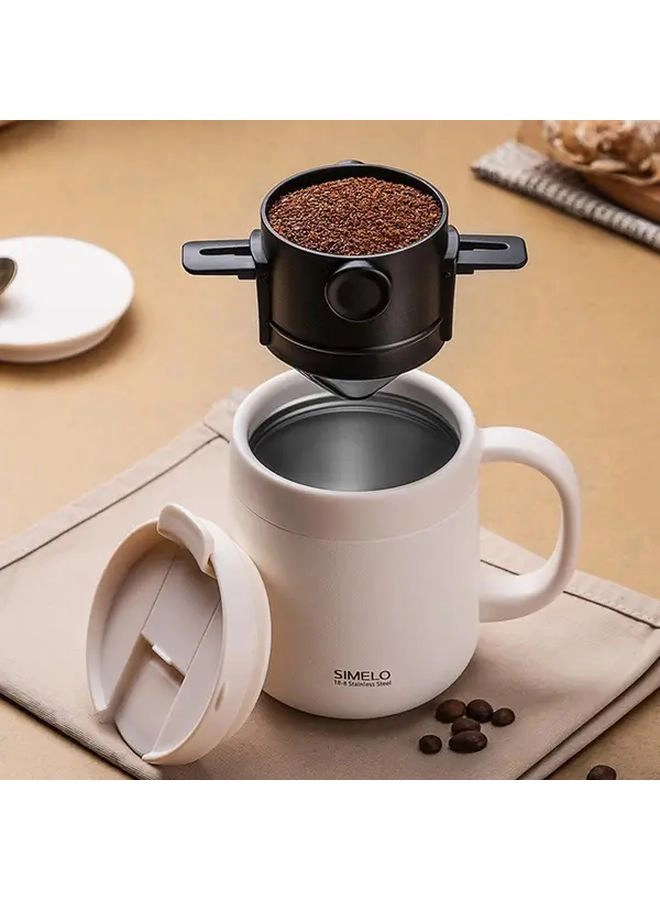 Generic Manual Pour Over Filter - Stainless Steel Portable