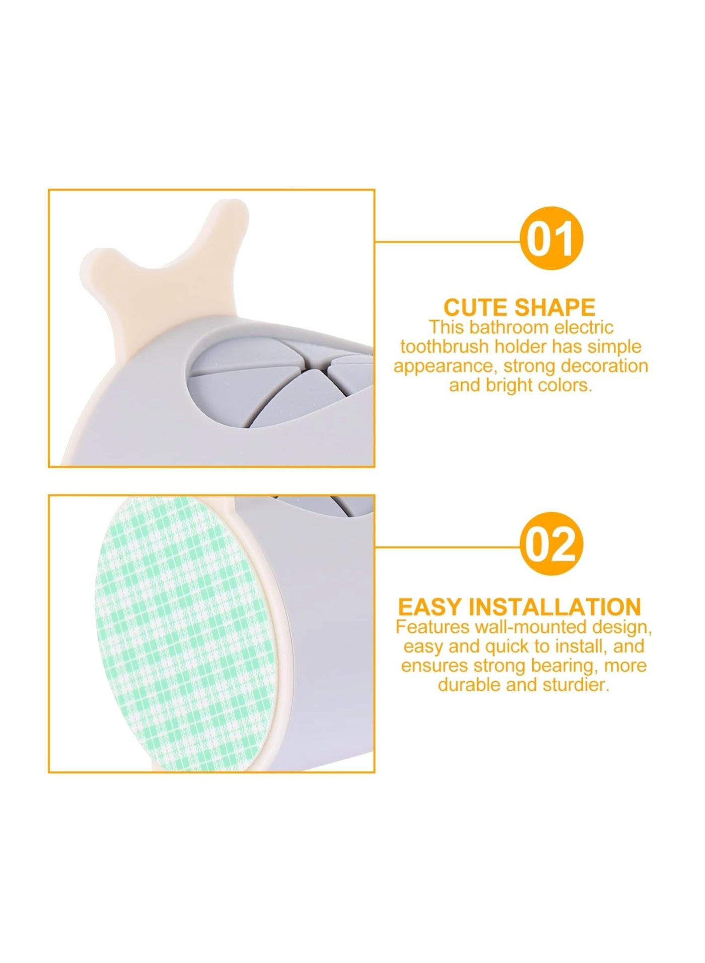 Electric Toothbrush Holder - Wall Mounted Pack