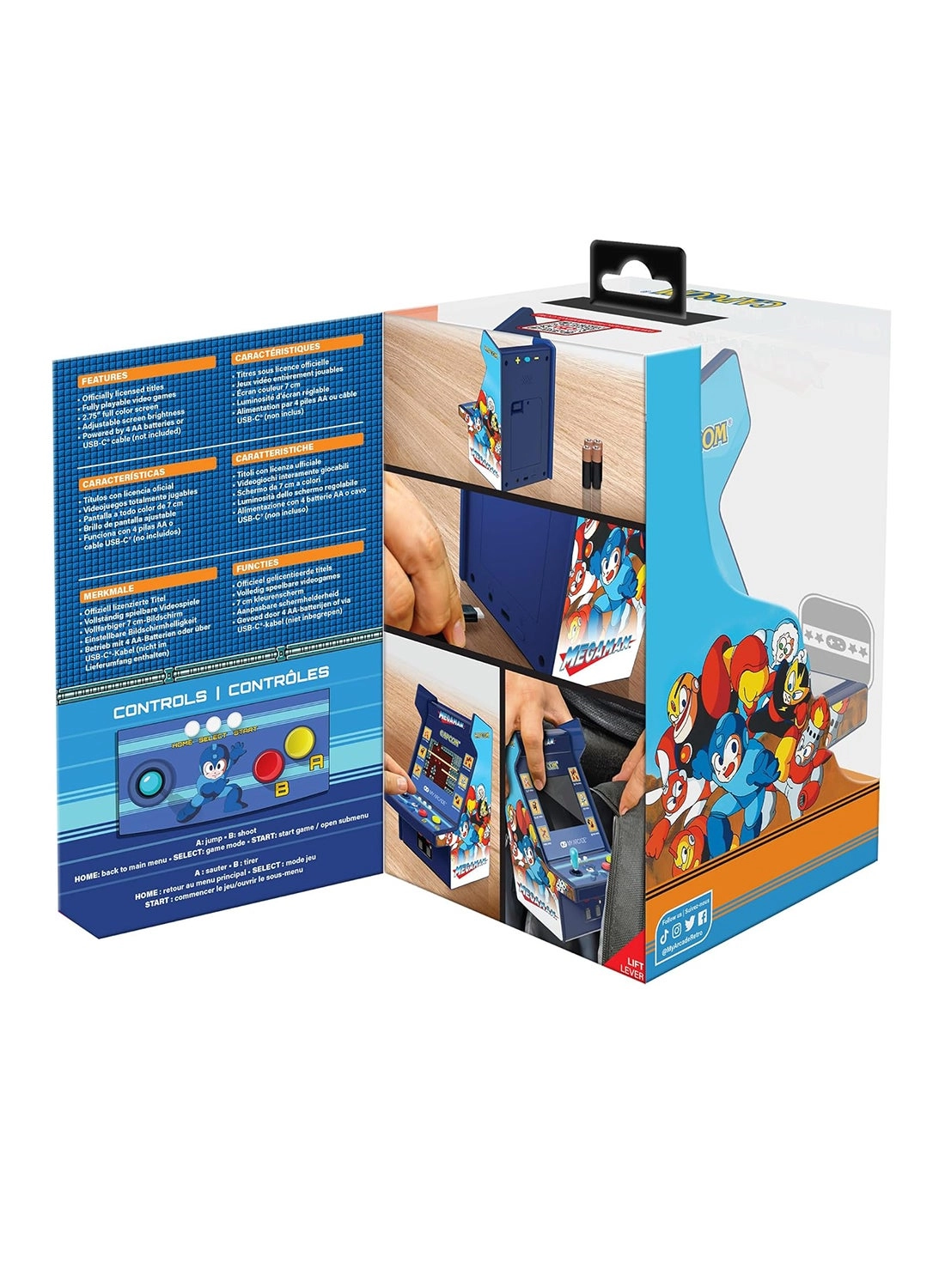 Mega Man Micro Player Pro - 6 Games 2.75" screen