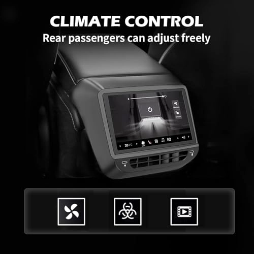 Rear Seat Display AC Control Panel - 7.2 Inches