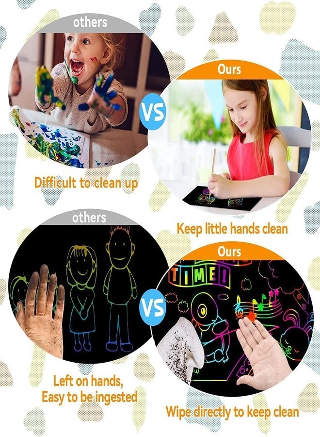 Unicorn Rainbow Scratch Paper Notebook A5 Spiral - 2 pcs