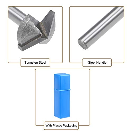 V-Groove Router Bit - 22mm 6mm