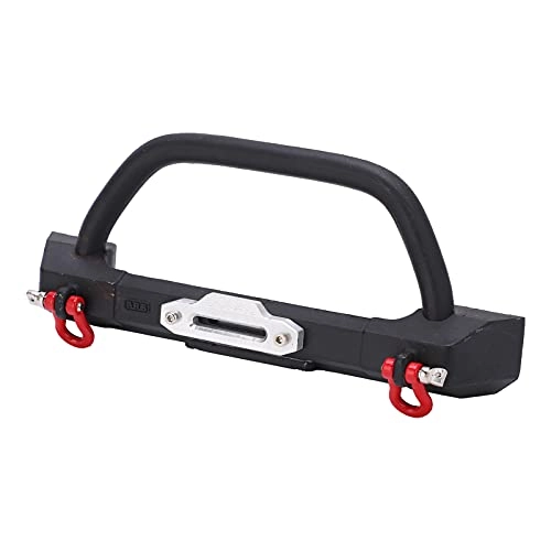 Metal Front Bumper - SCX10 90046 90047/TRX4 1/10 Black