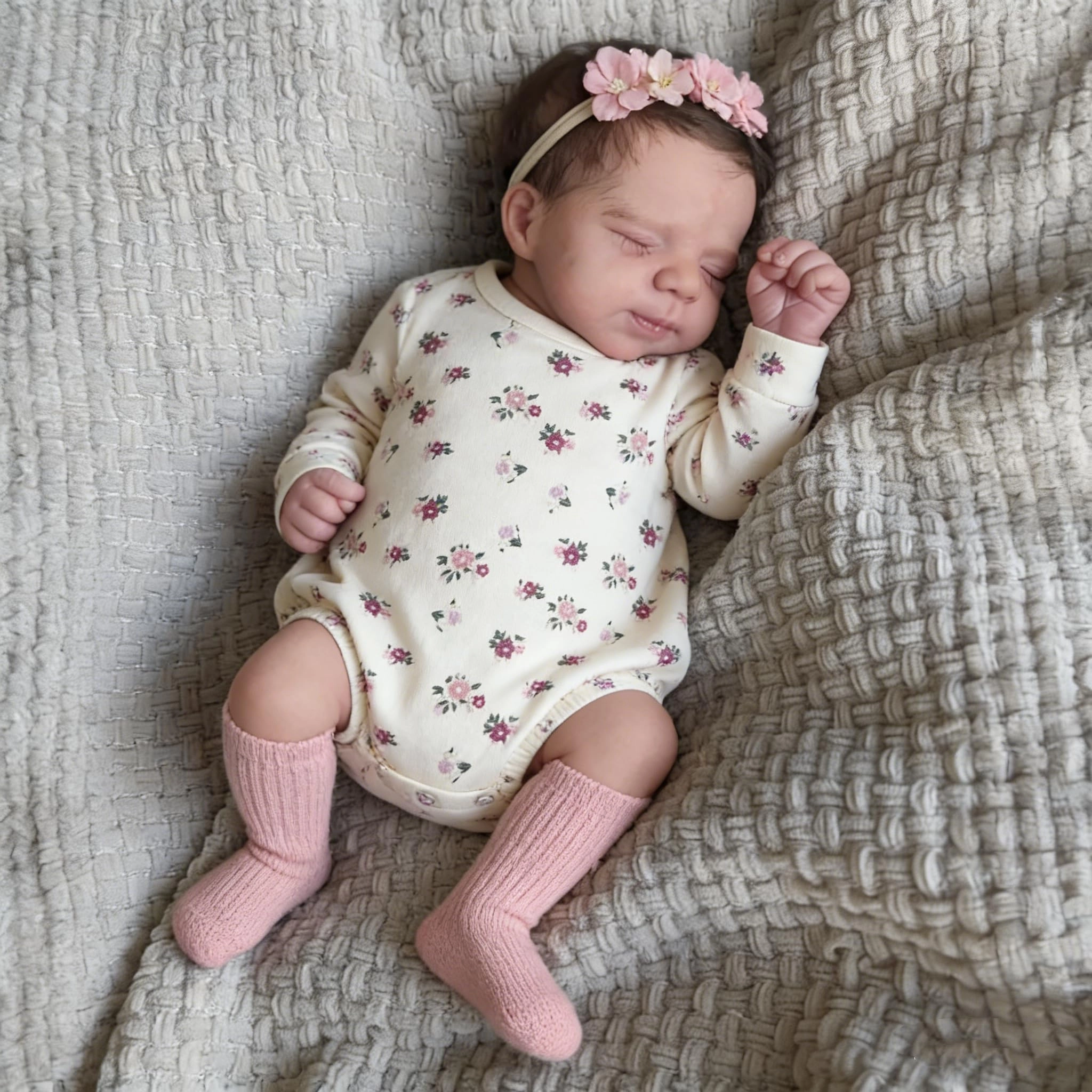 Reborn Baby Doll - 18 Inch Silicone Full Body Girl