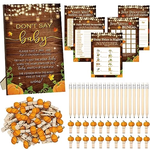 Baby Shower Games Supplies - 321 Pcs