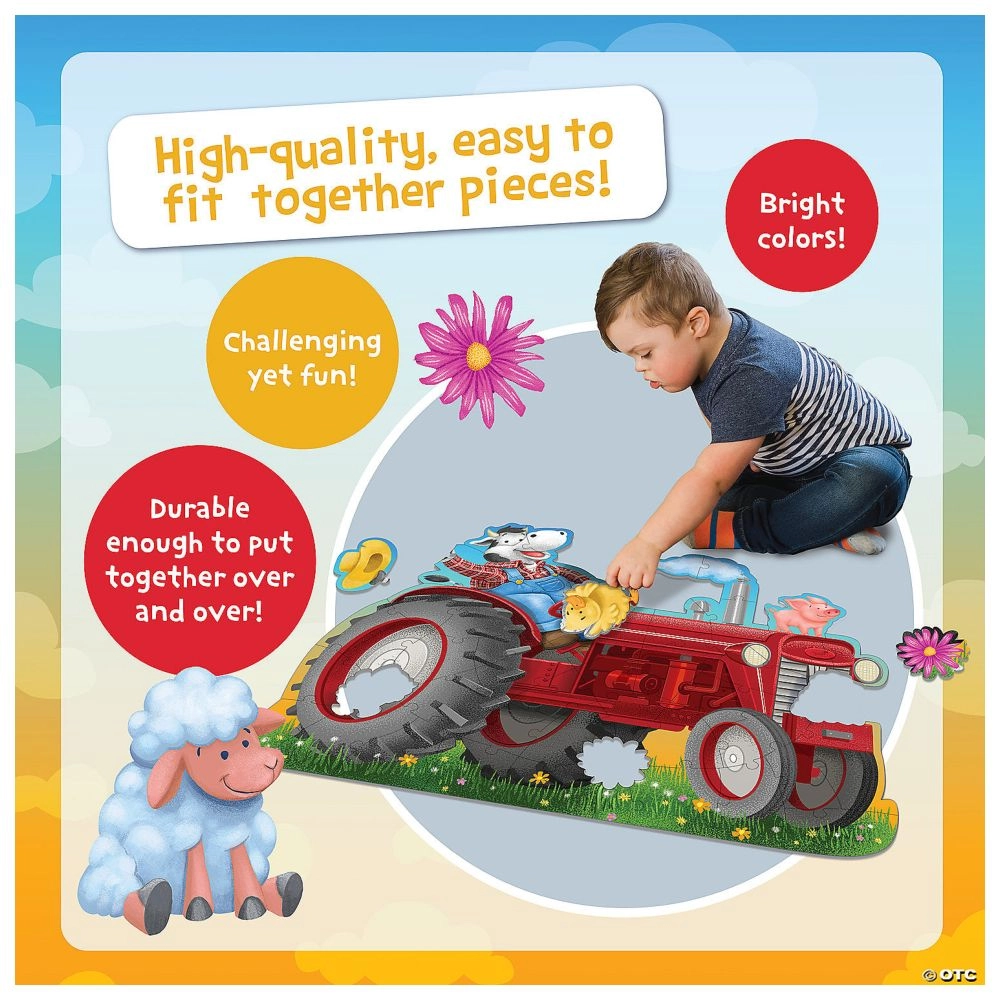 Floor Puzzle - Tractor - Suitable for 3 years & above 47 pieces