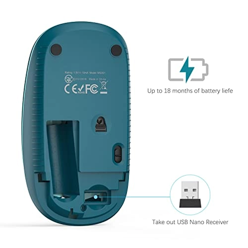 Slim Portable Mouse - Wireless