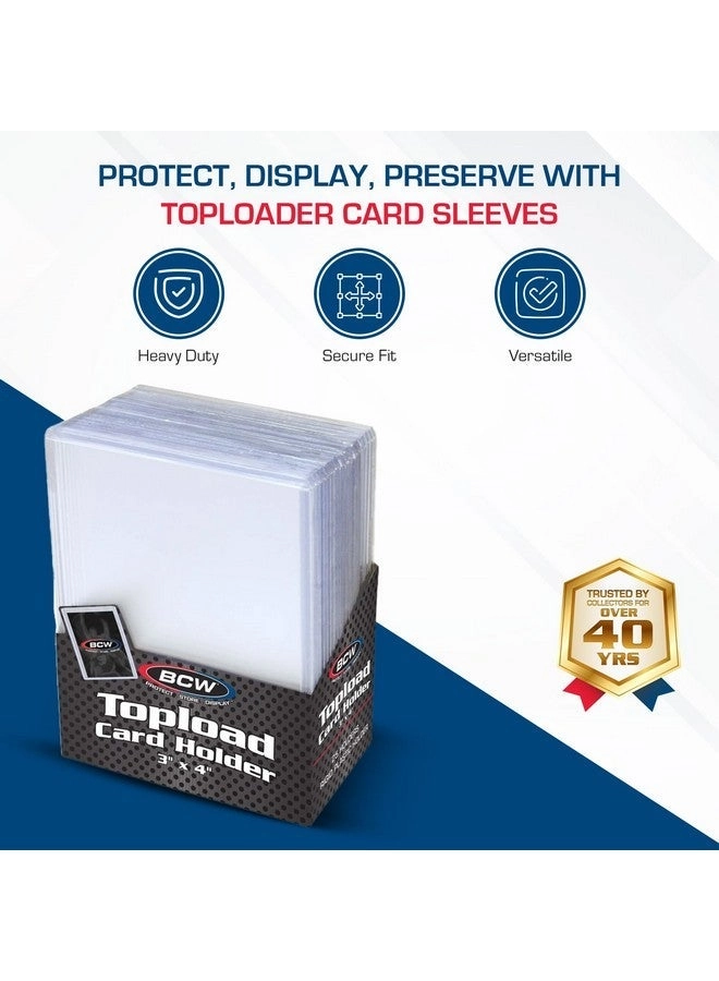 3x4 Topload Card Holder - 25ct