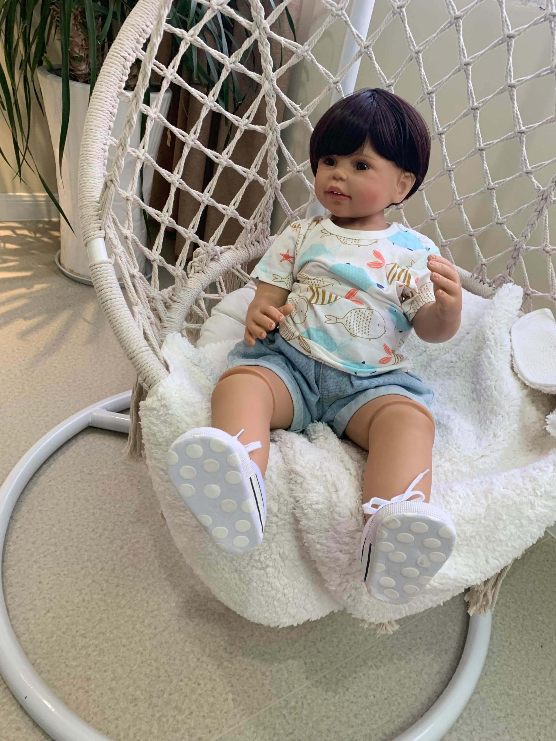 Reborn Toddler Doll - 28inch 70cm Vinyl Caucasian