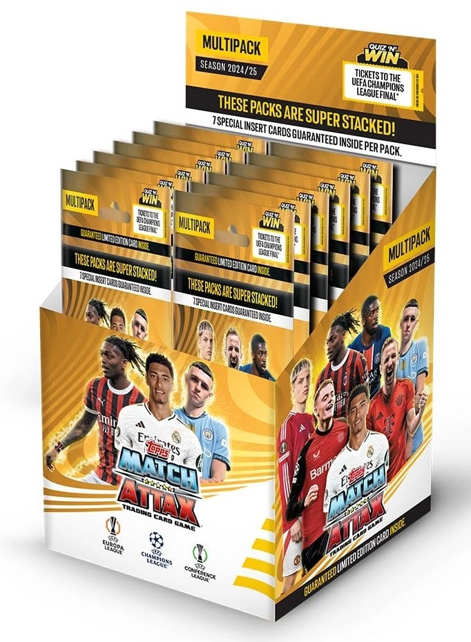Topps UEFA Champions League Match Attax 24/25 - Multipack of 12