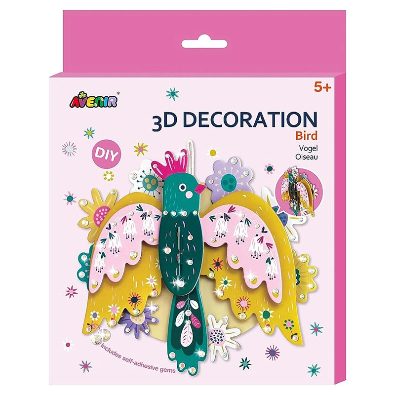3D Decoration Kit - Bird Suitable for 5 years & above