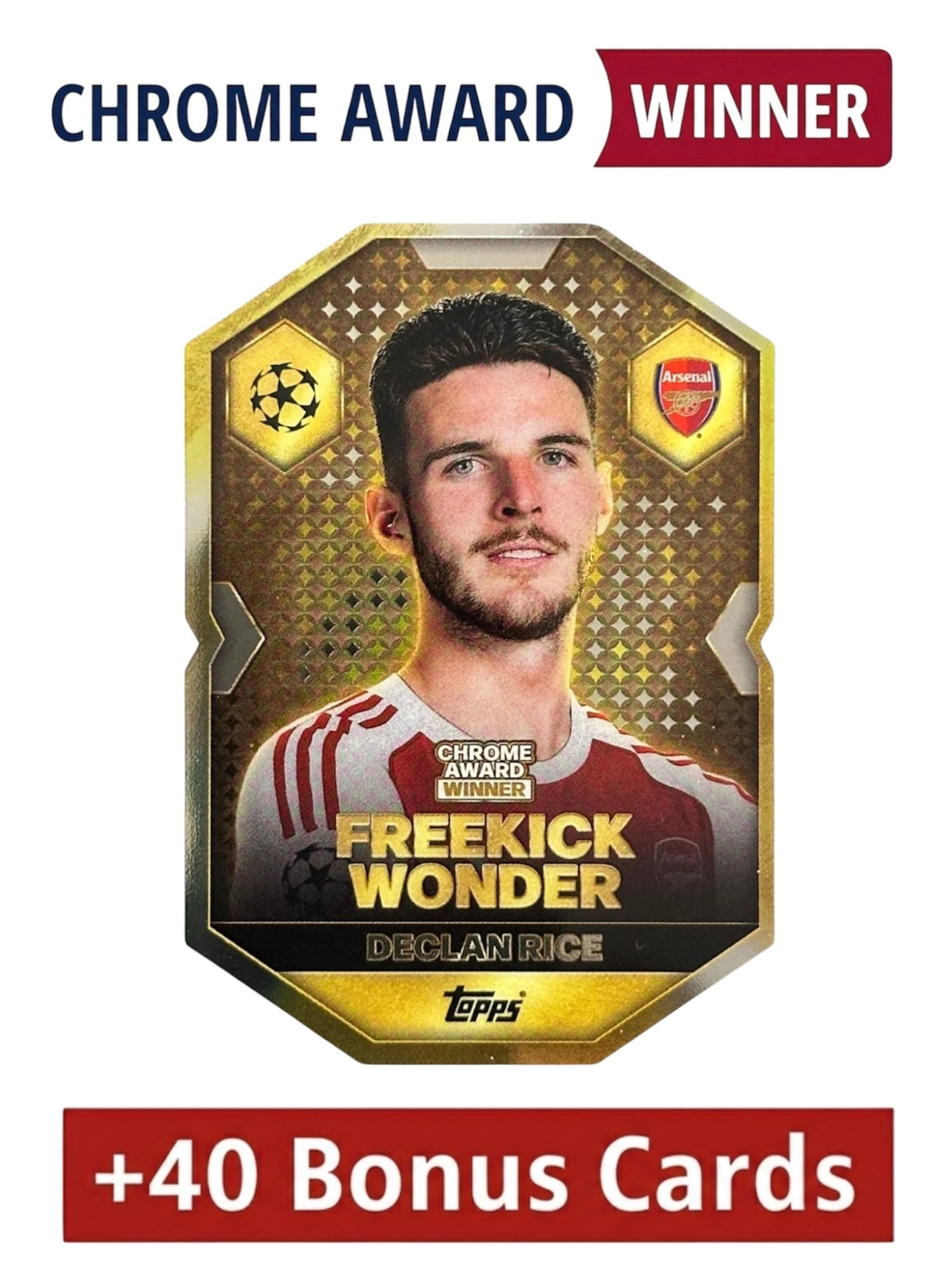 Topps Match Attax 25/26 - Chrome Award Declan Rice