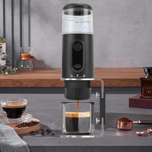 Portable Coffee Maker - 100ml ground coffee and capsules