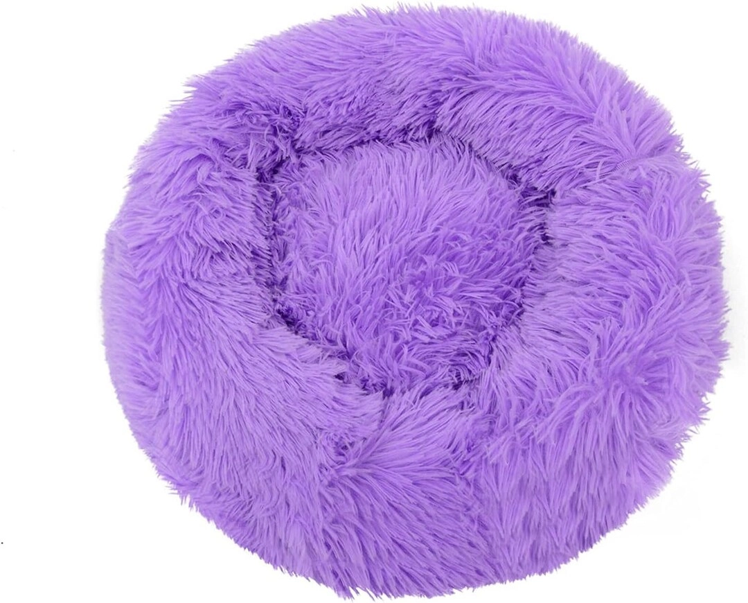 Pet Corner Trading LLC Velor Round Plush Dog Bed - 50 x 15cm