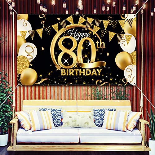 70s Theme Party Decorations Backdrop Banner - Birthday Party