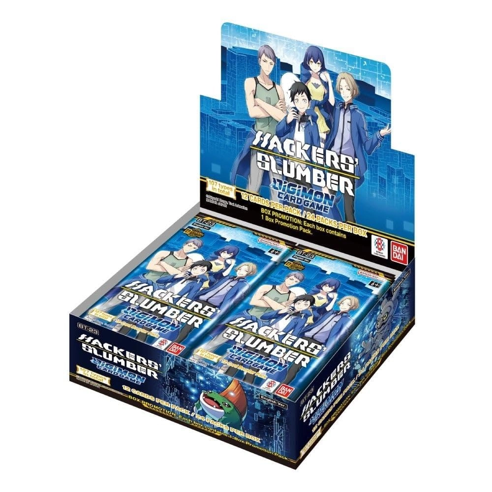 Bandai Digimon Hackers' Slumber (BT23) - 12 cards per pack 24 packs per box