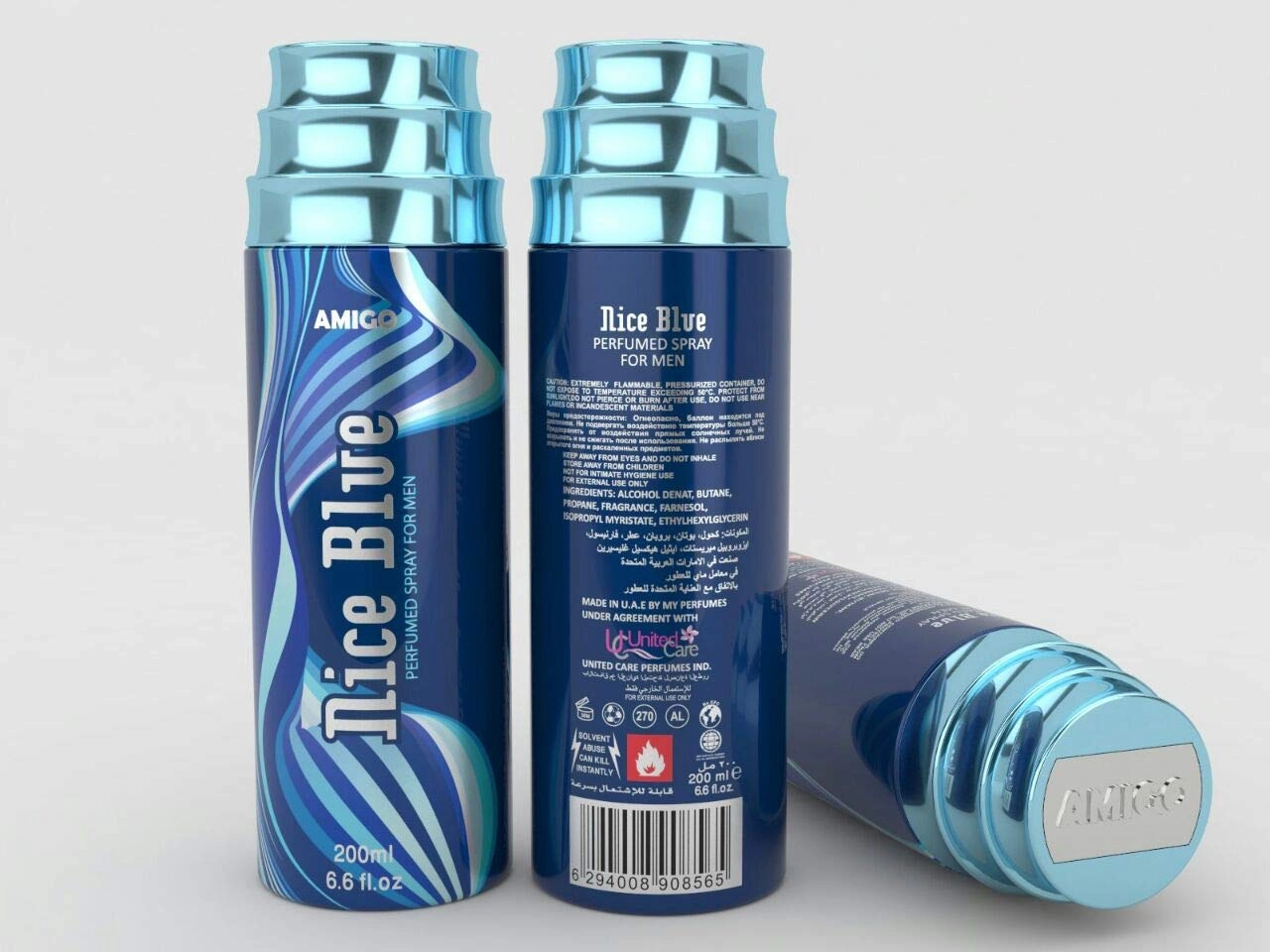 Amigo NICE BLUE Eau de Toilette 200 ml