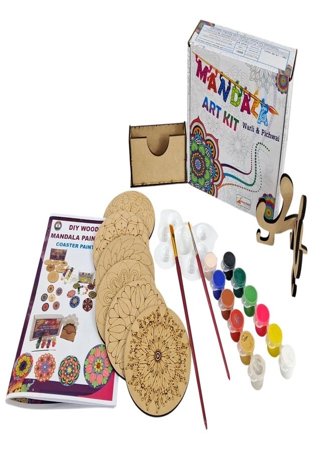 StepsToDo Mandala Art Paint Kit - 6 piece(s) Brush Colors