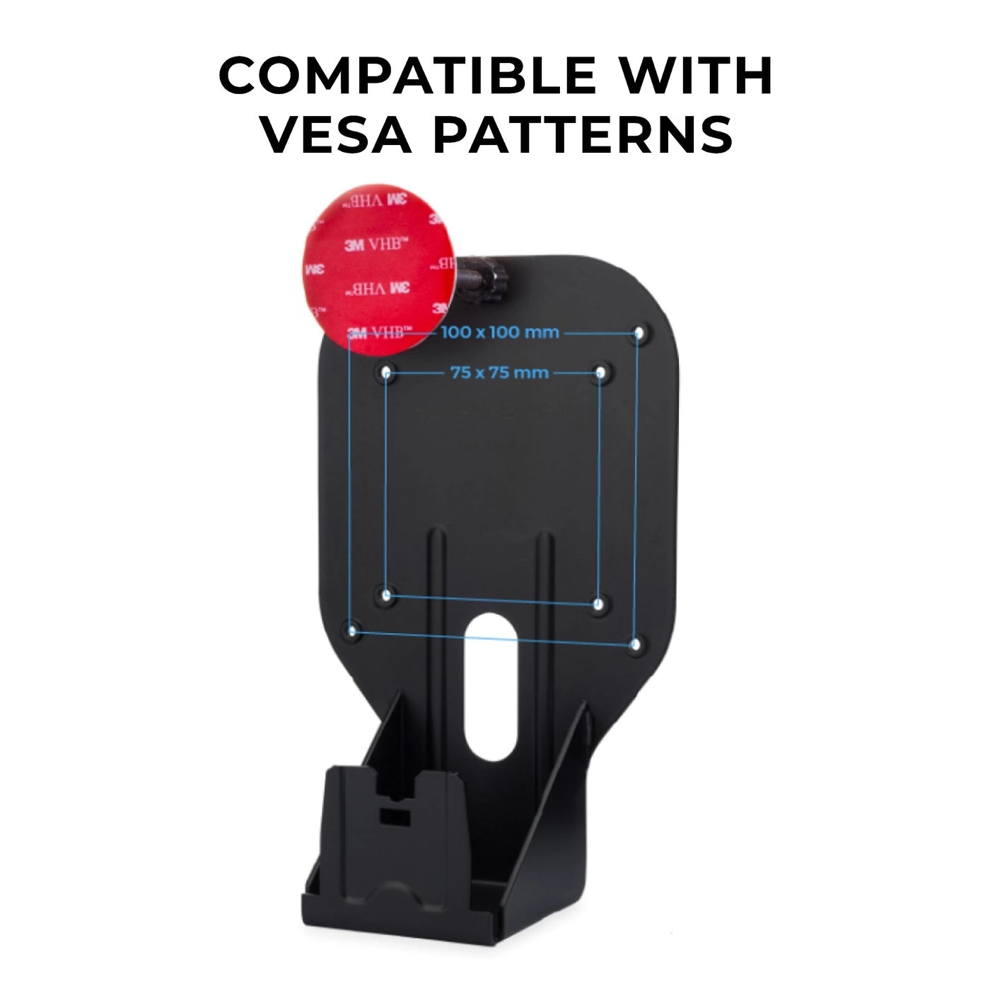 VESA Mount Adapter Bracket - High Stability Includes Stabilizer (V2)