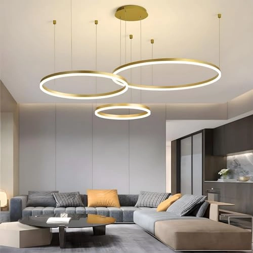 Metal LED Chandelier - 200 cm (adjustable)