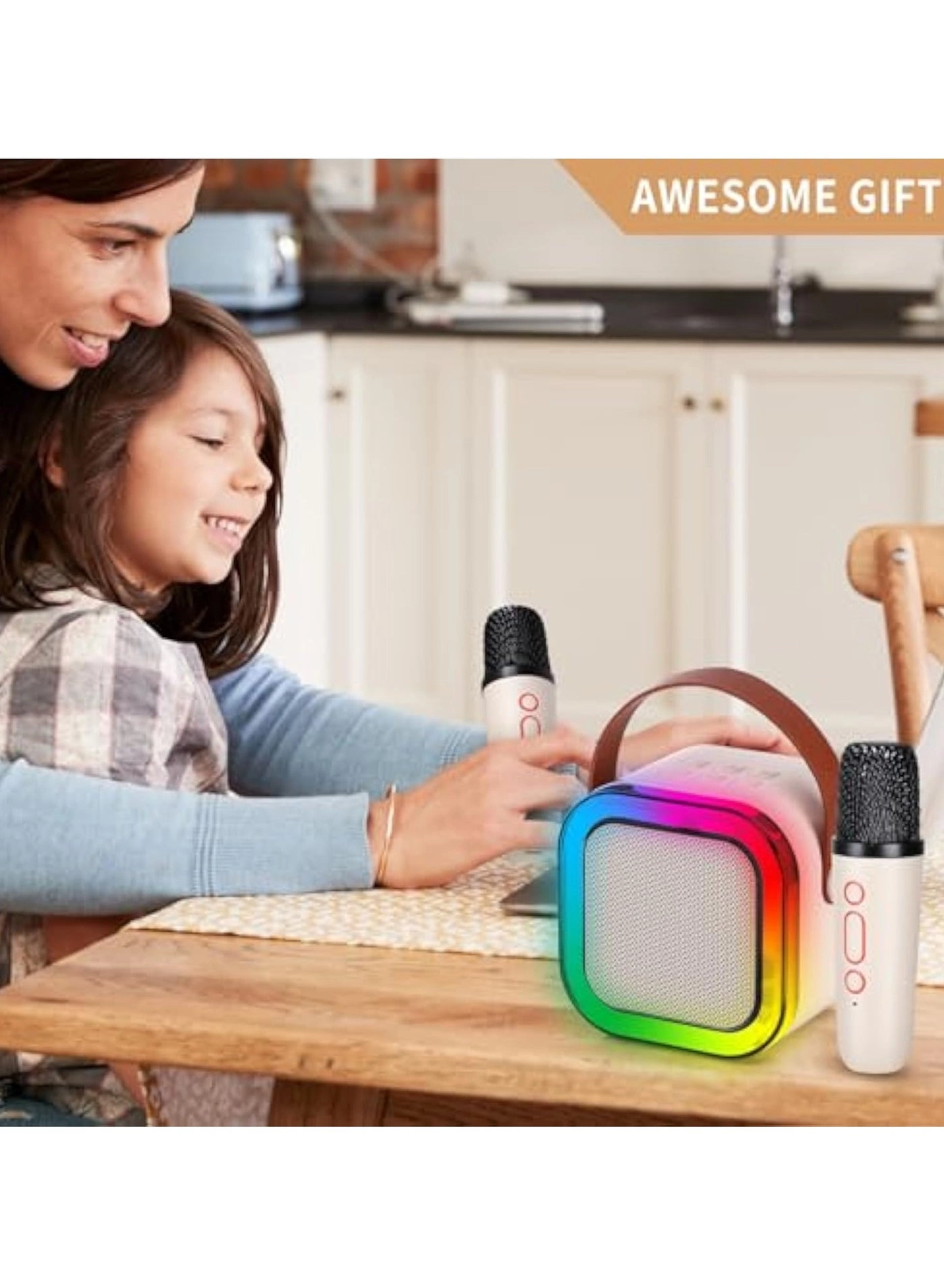 Karaoke Machine - 2 Wireless Microphones 10W