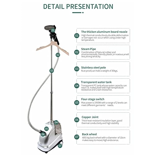 Garment Steamer - 1750W 3.2L Vertical