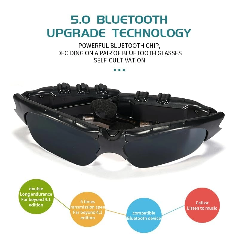 Stereo Bluetooth Sunglasses - Bluetooth 5.0 Polarized Lenses