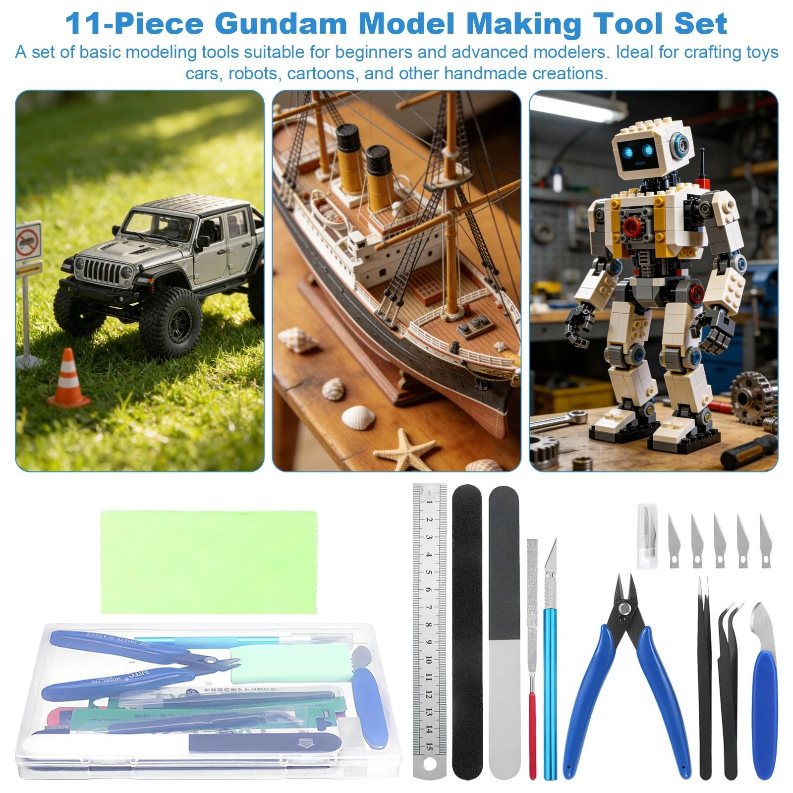 Model Making Tool Kit - 16 Pcs