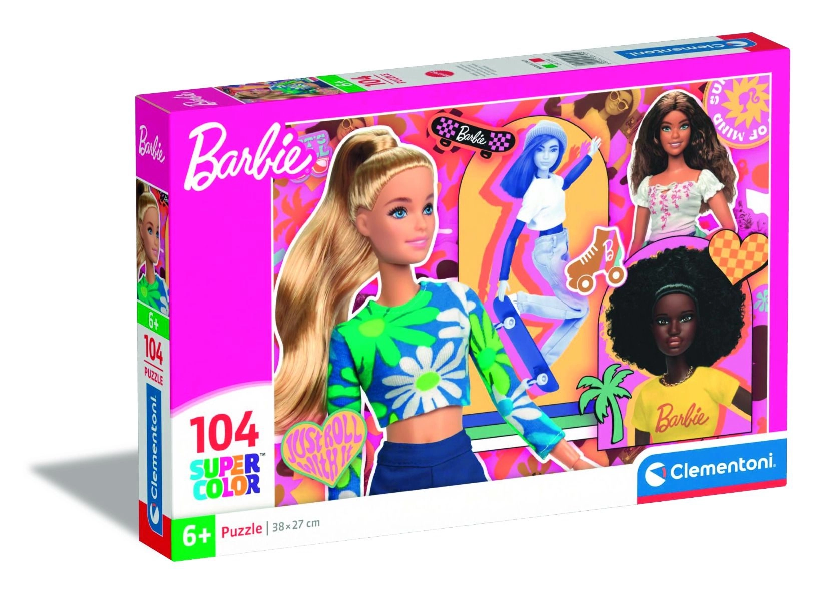 Clementoni Sporty Barbie Super Color Puzzle (527-25753) - 104 pcs