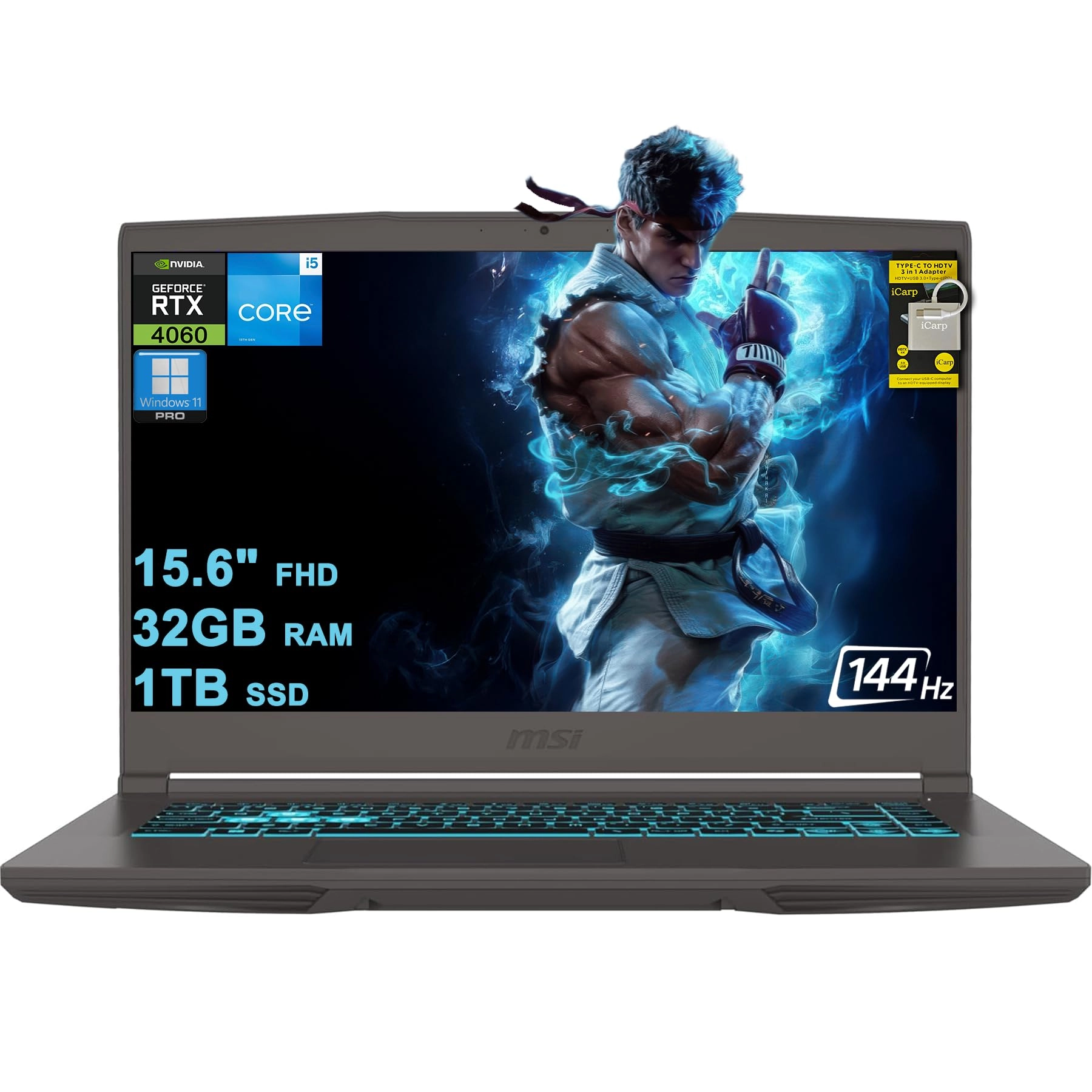 Thin 15 - 15.6'' i5-13420H 32GB DDR4 1TB PCIe SSD