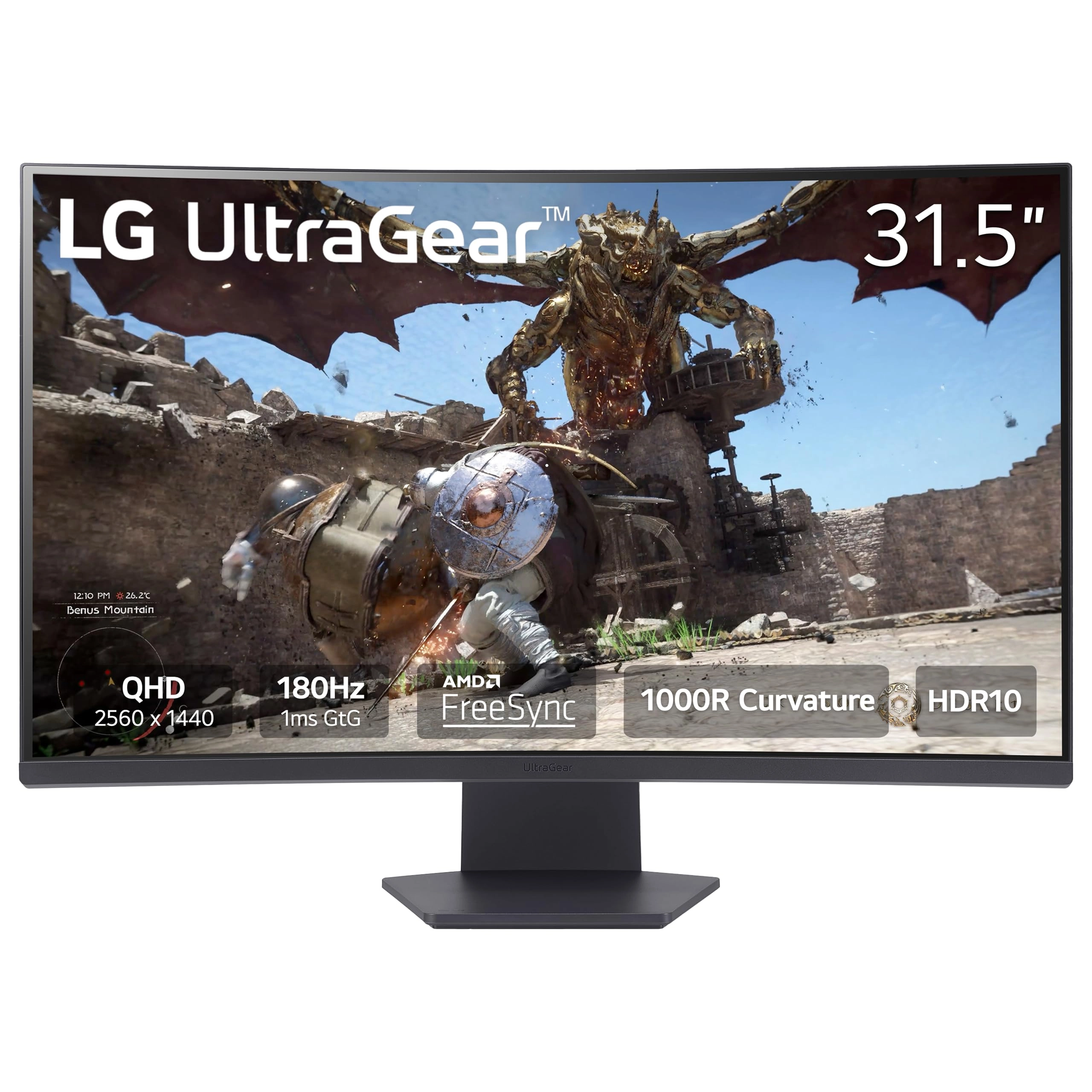 LG 32GS60QC-B - 32 in 2560 X 1440