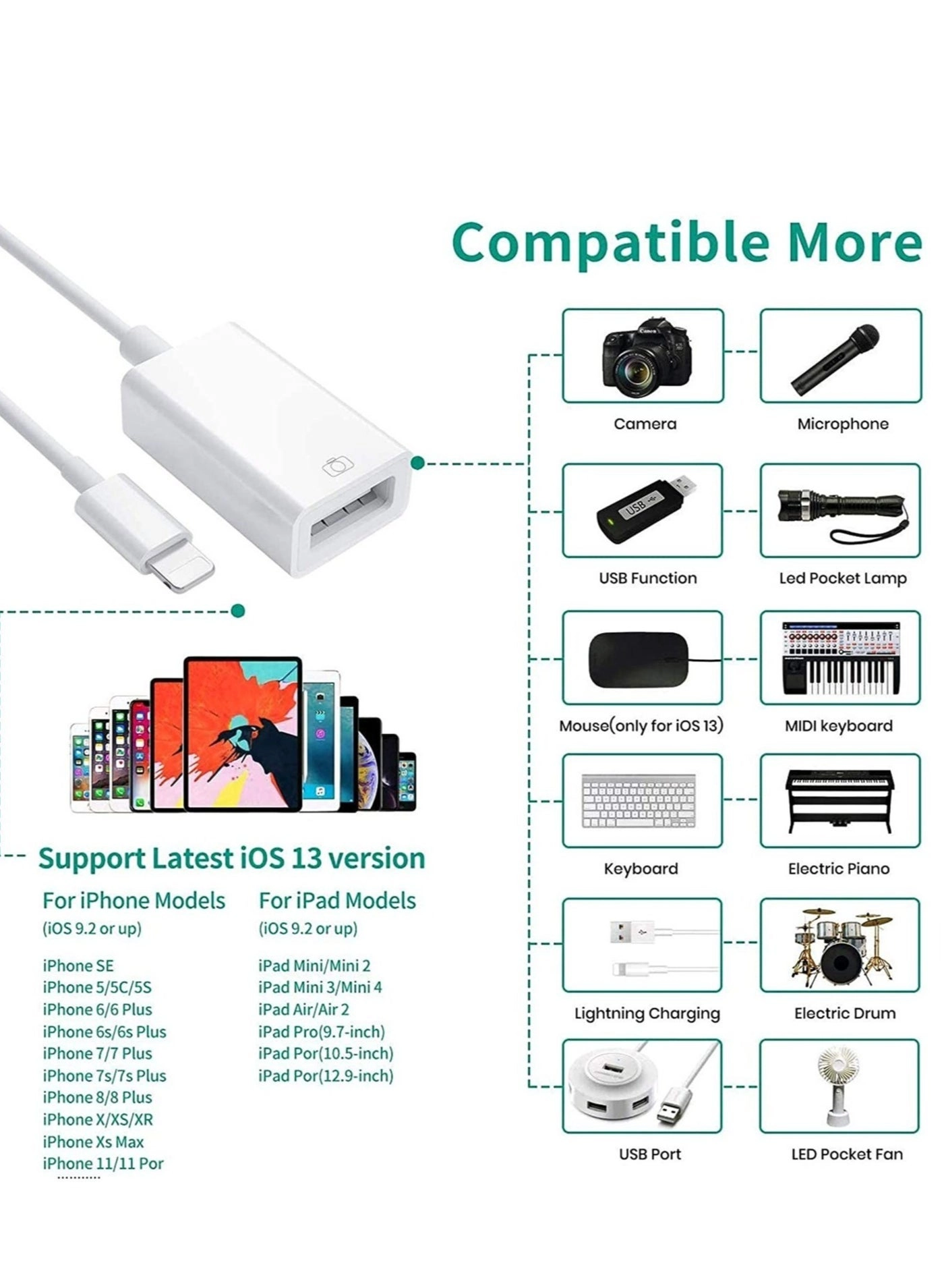 GS12 Lightning to USB