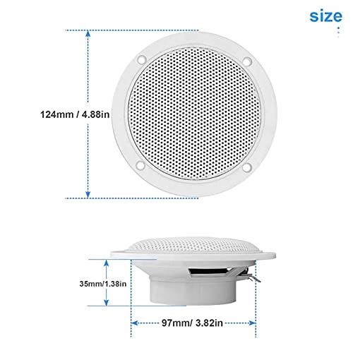 Outdoor Wireless Speaker - 4 Inch 160W