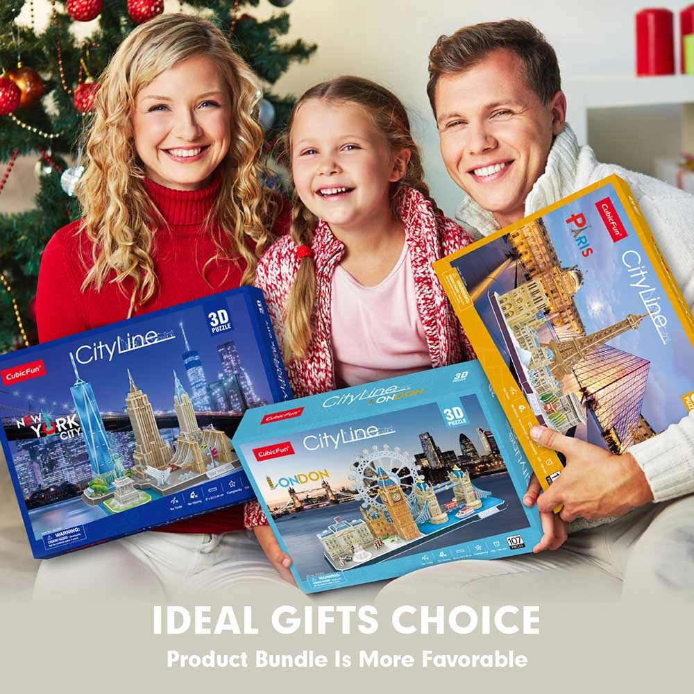 City Line Paris 3D Puzzle (ALGT-MC254H) - 114 pcs